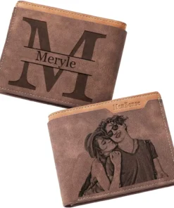 Men's Engraved Photo Wallets Custom Picture & Text Wallet Personalized Birthday Christmas Father's Day Gifts for Him Husband - AliExpress 1524