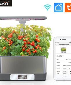 Smart WiFi Hydroponics Growing System with 8 Pods LED Grow Light Automatic Watering Tuya APP Control Indoor Garden Planter Kit