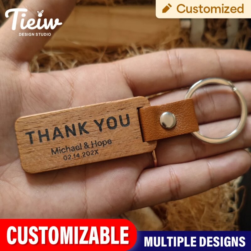 Best Jewelry Birthday Gifts for Son : Unique and Thoughtful Gift Ideas to Celebrate His Special Day 30PCS Custom Wooden Keychain Personalized Wedding Favor Rustic Wood Key Ring Engraved Name Thank You Bridal Party For Guest Gift