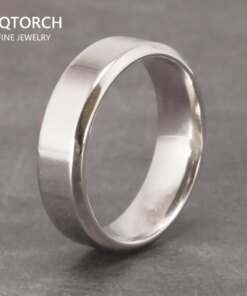 925 Sterling Silver 6mm Classic Polished Ring for Men and Women Free Name Engraved Inside Smooth Wedding Band Minimalism Jewelry