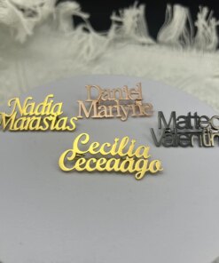 Customized dual name pin flip collar pin suit pin perfect personalized gift for him/her special gift