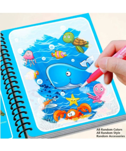 Reusable Montessori Water Painting Book