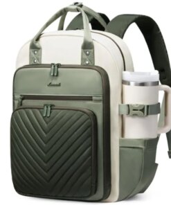 Laptop Backpack for Women, Water Resistant Travel Work Backpacks Purse Stylish Business Teacher Nurse Computer